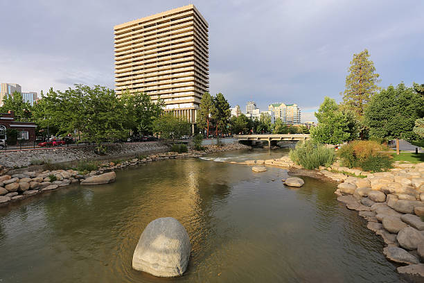 istock Truckee river in downtown Reno, Nevada 469230018