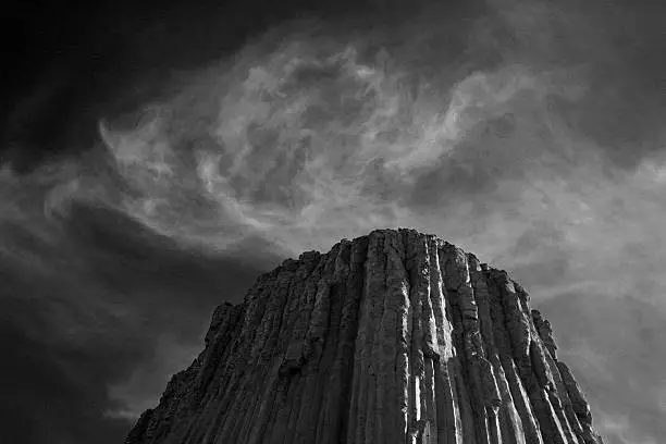 Devils Tower National Monument in Wyoming USA