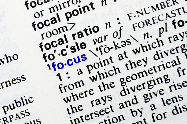 istock Focus. Closeup of dictionary word entry. 469233006
