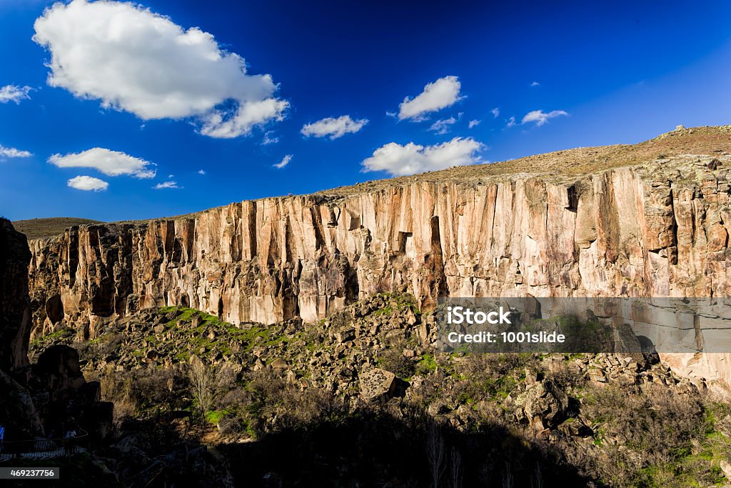 Ihlara valley in Cappadocia Ihlara valley in Cappadocia, Turkey 2015 Stock Photo