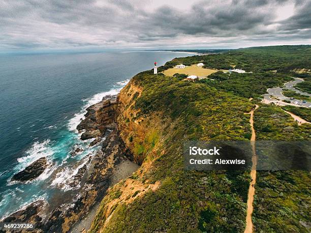 Cape Schanck Lighthouse Stock Photo - Download Image Now - Cape Schanck, Mornington Peninsula, Victoria - Australia