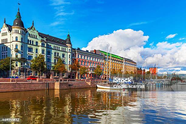 Old Town Pier In Helsinki Finland Stock Photo - Download Image Now - Helsinki, Finland, Architecture