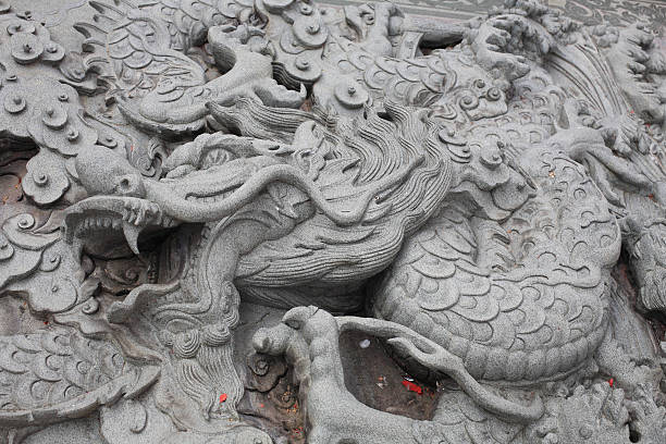 istock chinese dragon carve 469244854