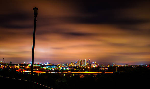 istock Night Shot Austin Texas Skyline Cityscape 469245692