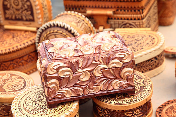istock vintage wooden casket 469246798
