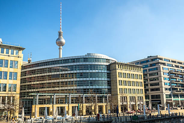 istock TV Tower with boardwalk and restaurants 469251268