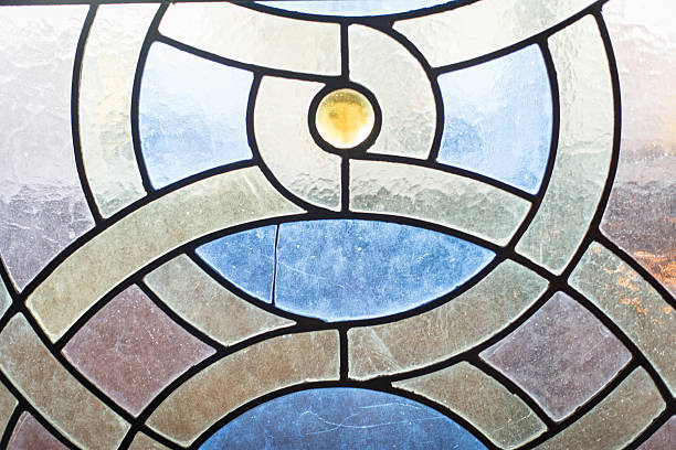istock Stain-glass window, non figurative 469251598