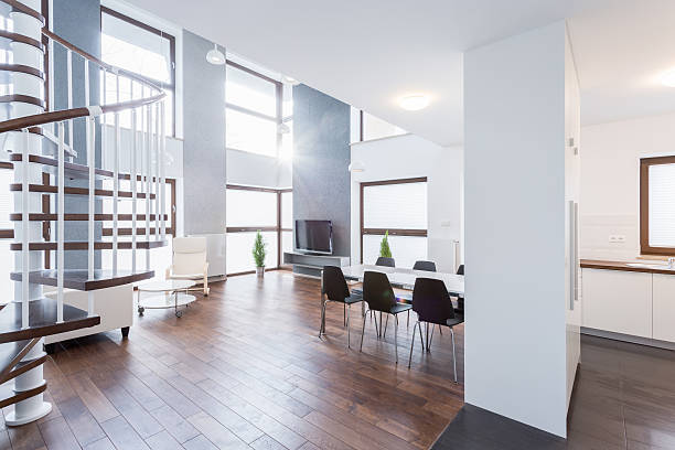 istock Spacious contemporary living room 469253192
