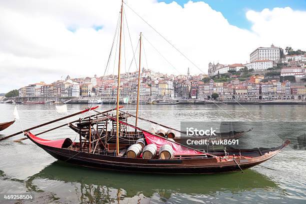 Porto Cityscape Stock Photo - Download Image Now - Rabelo Boat, 2015, Architecture