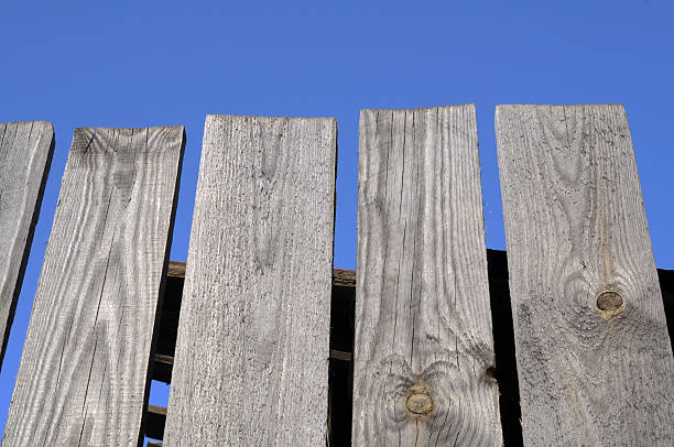 istock Old wooden fence 469265494