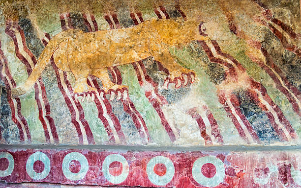 istock Jaguar Mural, Teotihuacan 469267566