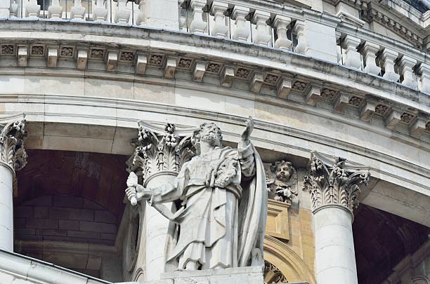 istock Statue Detail under St Pauls Dome 469270848