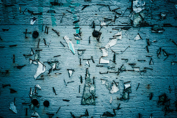 istock Background texture of weathered and grungy noticeboard 469271382