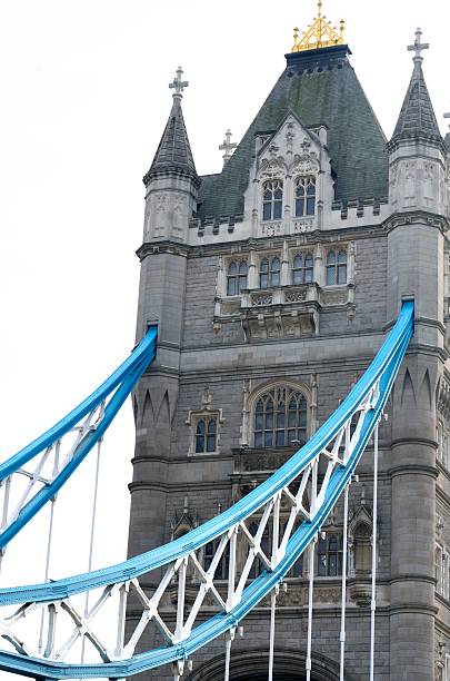 istock Single tower of London Tower bridge 469273672
