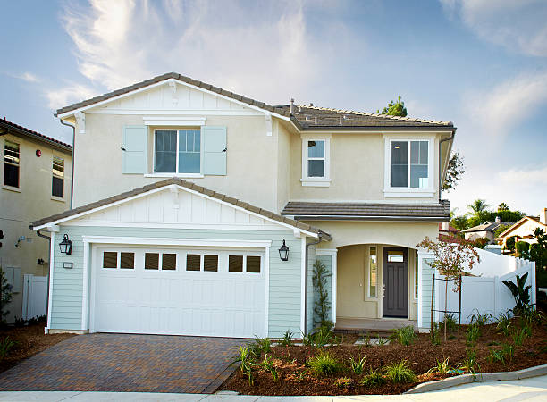 istock Home Exterior House Design Drought Landscaping 469274822