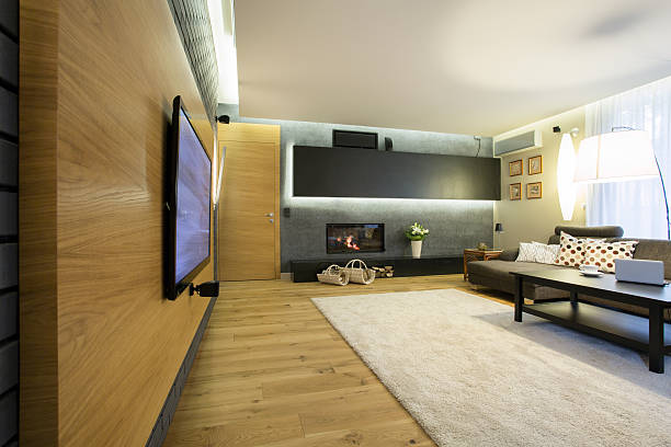 istock Lounge with movie theater 469283318