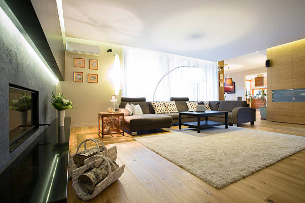 istock Enormous lounge with big sofa 469283462