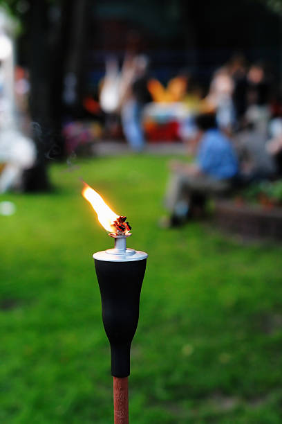 istock Outdoor Tiki Torch 469286498