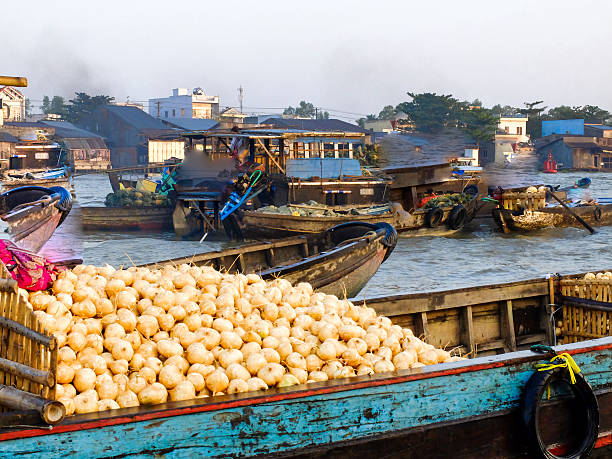 istock Cai Rang floating market, Can Tho, Vietnam 469287132
