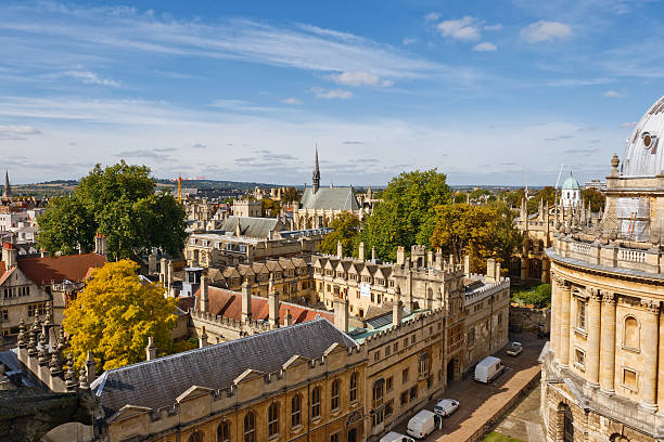 Oxford. UK Cityscape of Oxford. England, Europe radcliffe camera stock pictures, royalty-free photos & images