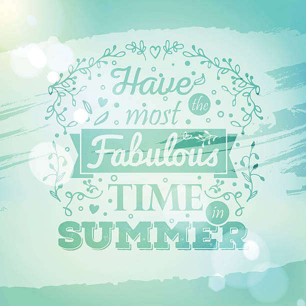 istock Vintage typography lettering with floral ornaments and blurred background 469290584
