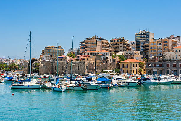 istock Heraklion harbour. Crete, Greece 469290970