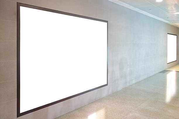 istock Blank Billboard in airport 469291814