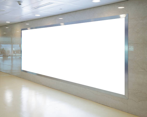 istock Blank Billboard in airport 469291818