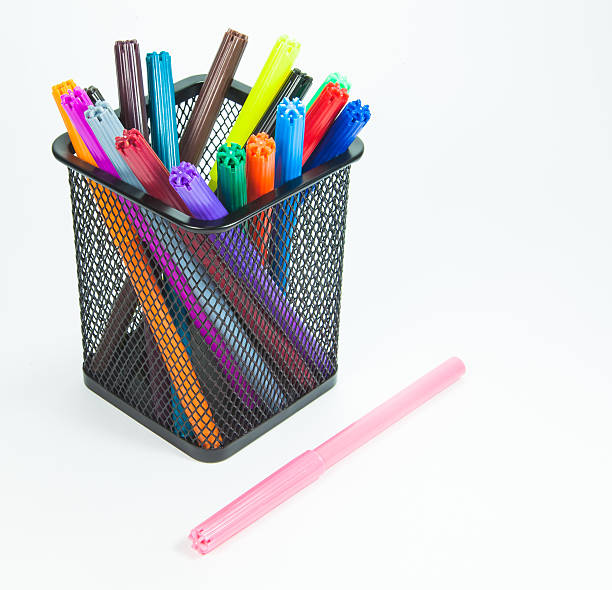 istock markers in a glass on a white background 469291880