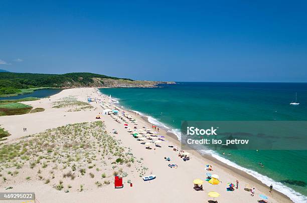 Splashing Waves On The Beach Bulgarian Seaside Landscapes Stock Photo - Download Image Now