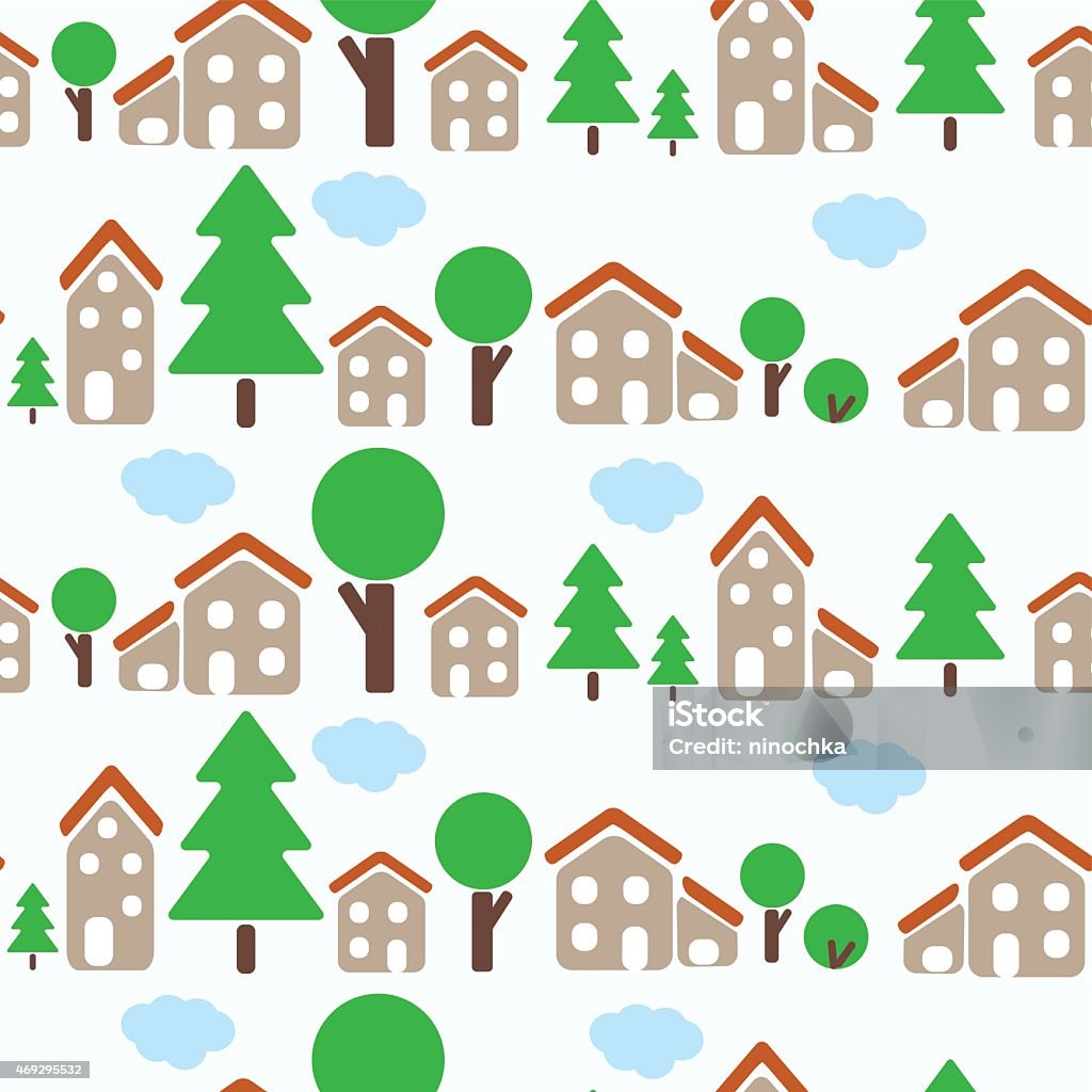 Community Building Patterns Community Pattern Stock Illustration - Download Image Now - 2015, Color ...