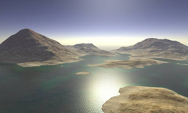 istock Digital Illustration of a surreal Landscape 469295574
