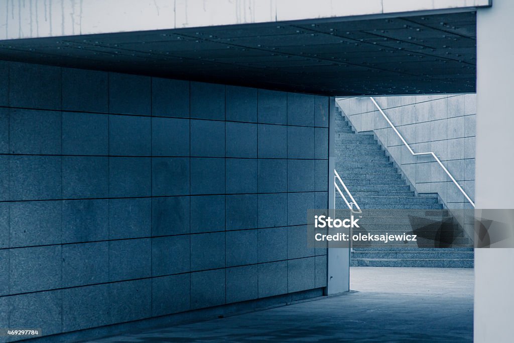 Modern architekture, Wroclaw stadium, cold tone concept 2015 Stock Photo