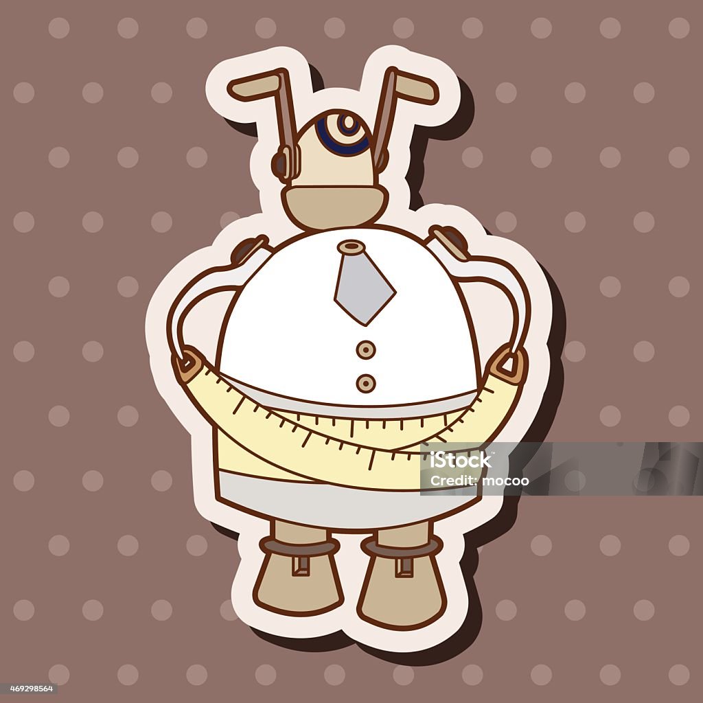 Robotics Theme Vector Robot Theme Elements Vector Eps Stock Illustration - Download Image Now ...