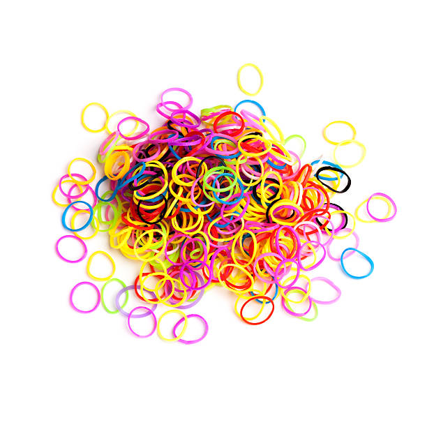 Pile Of Small Round Colorful Rubber Bands Stock Photo - Download Image Now  - 2015, Art And Craft, Blue - iStock