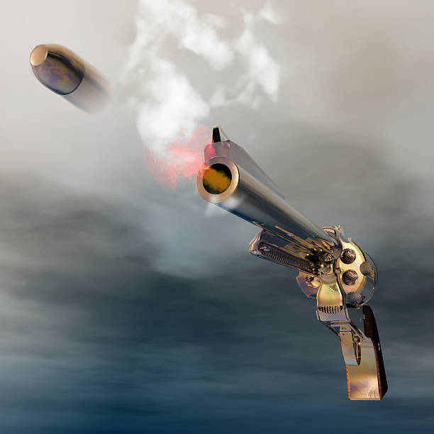 istock Digital Illustration of a Revolver 469299028