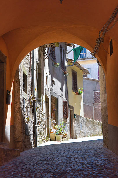 istock Alleyway. Montefiascone. Lazio. Italy. 469299366