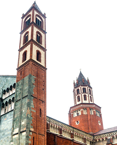Vercelli (Piedmont, Italy): exterior of the Sant'Andrea church, of medieval era