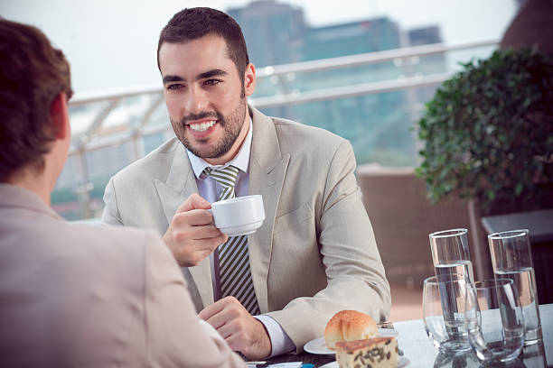 istock Businessman in a cafe 469305750