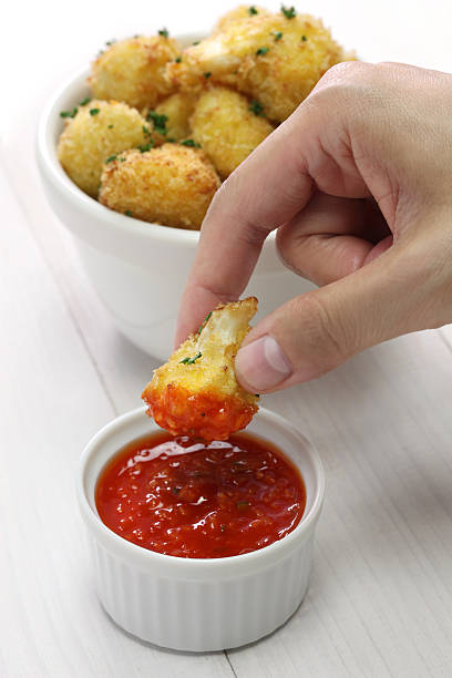 istock cauliflower bites, vegetarian food 469312080