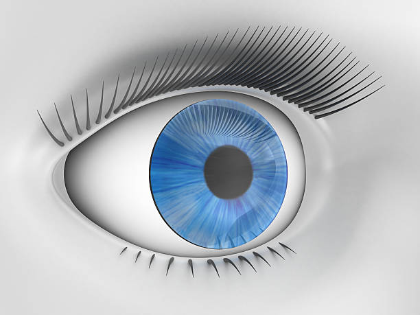 istock Close-Up of Blue Eye with Eyelash 469316518