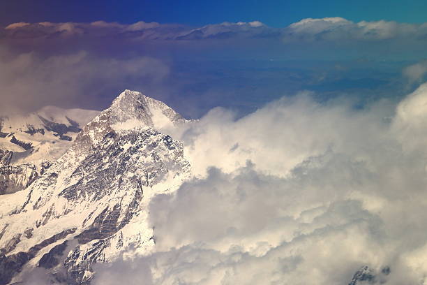 Air view of several himalayan peaks. Nepal. 1122