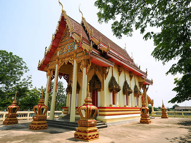 Temple in Lopburi Thailand stock photo