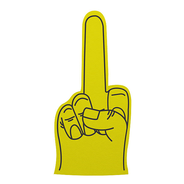 istock Middle finger fan glove 469321782