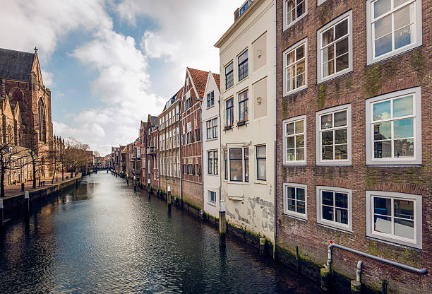 istock Dutch canal houses 469323090