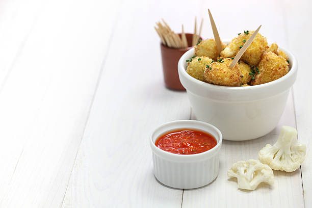 istock cauliflower bites, vegetarian food 469323130