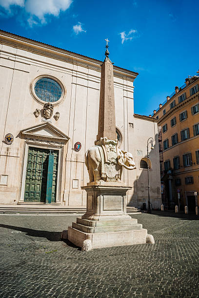 istock Rome - obelisk in Piazza Santa Maria sopra Minerva 469326232