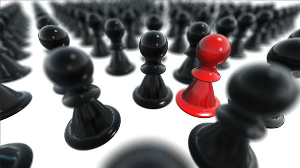istock Leadership pawn Individuality 469327250