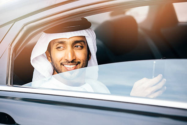 istock Arabic businessman in car 469327602