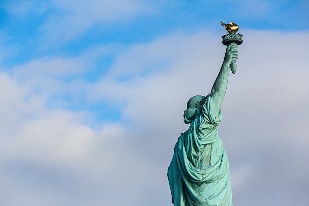 istock Statue of Liberty Side Profile Mid Torso 469327860